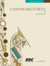 Canyon Sketches Concert Band sheet music cover